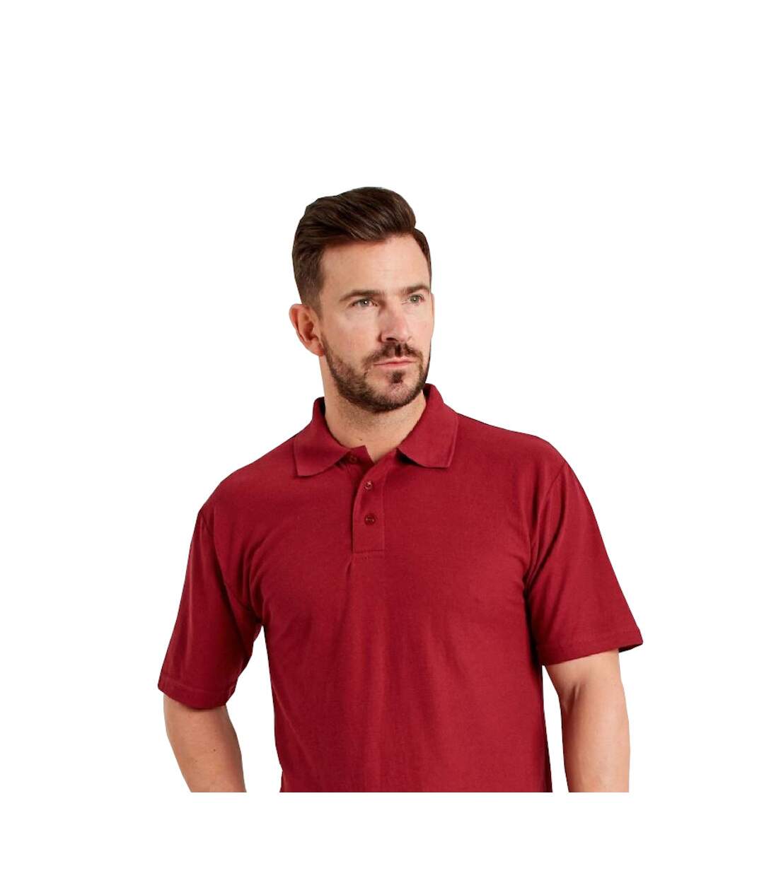 Polo uni à manches courtes UCC pour homme (Bordeaux) - UTBC1194