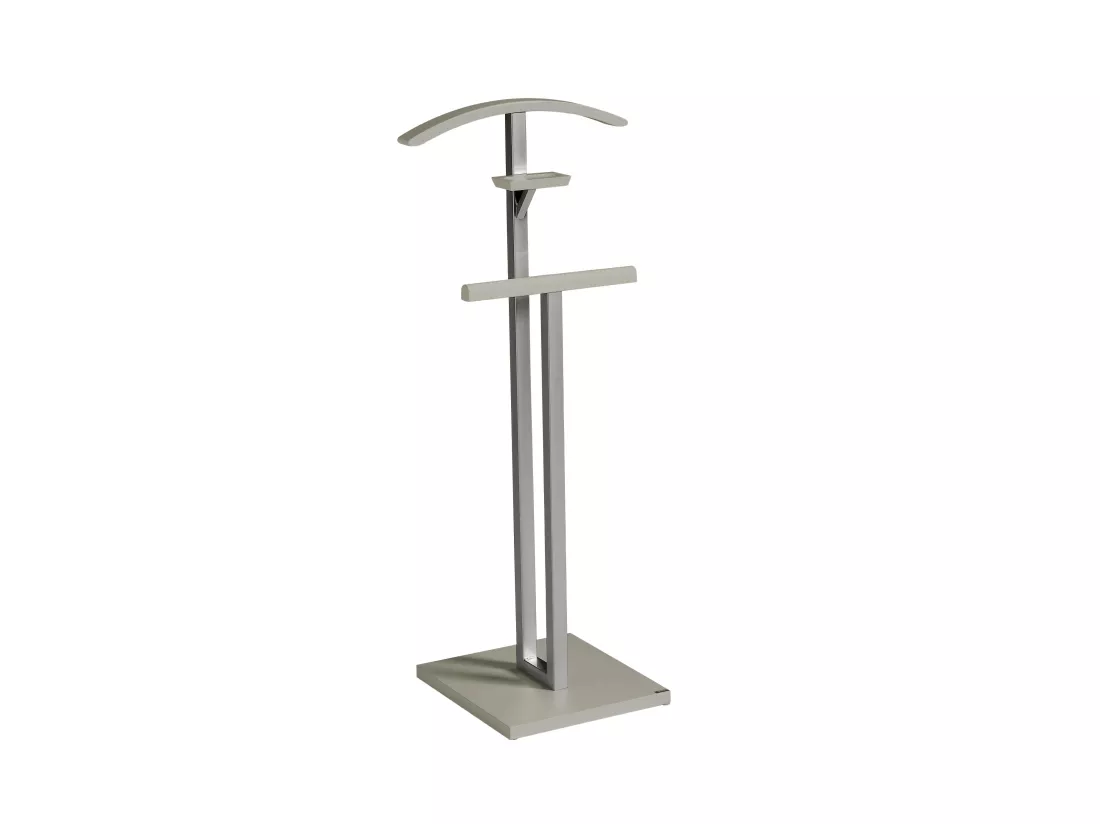Valet de nuit - H116cm x L46cm x P34cm - hêtre massif taupe - New York