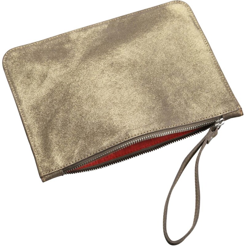 Quo Vadis - Pochette - Julo - 18x25 cm - Cuir de vachette suédé- par 6