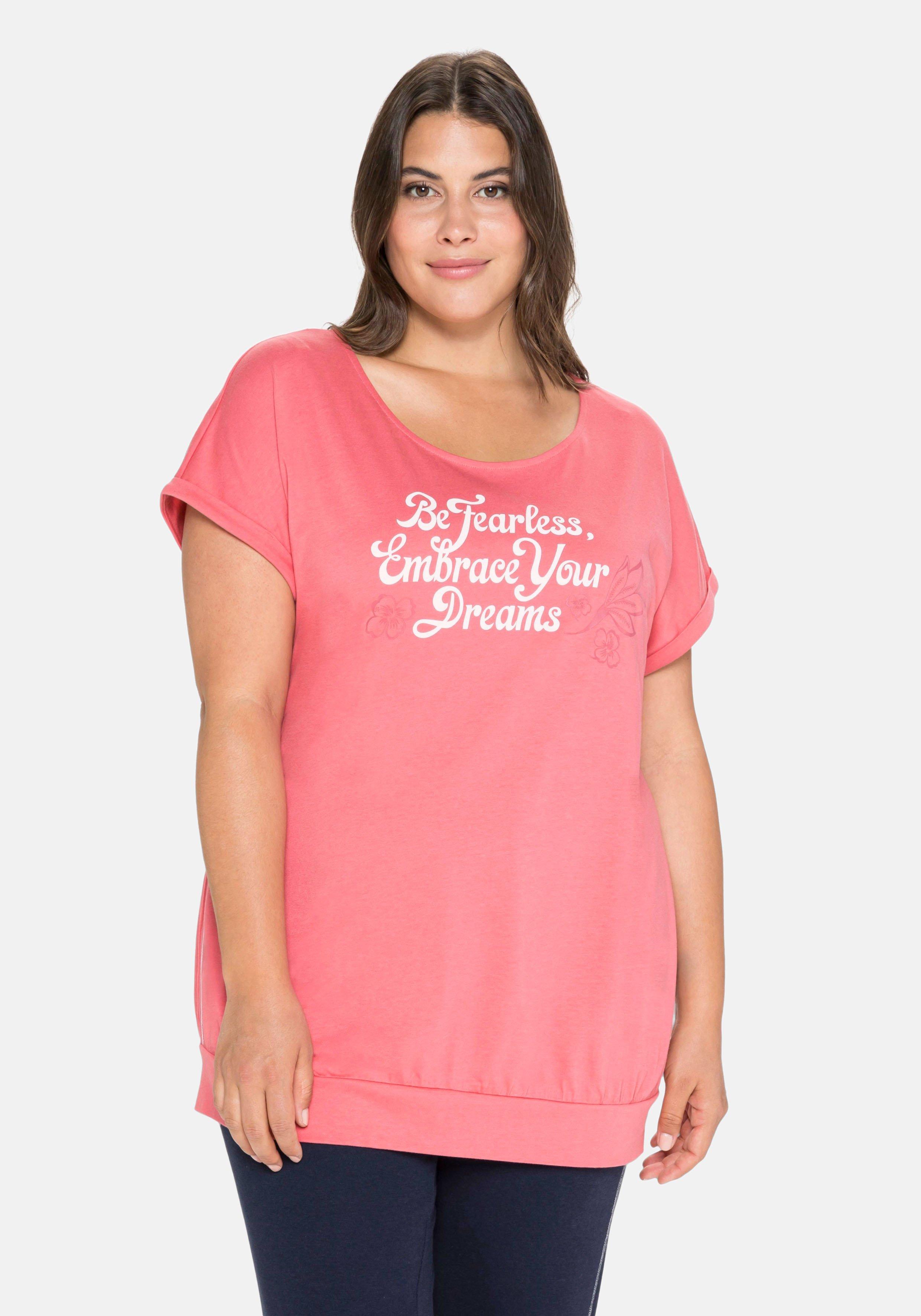 Relaxshirt mit Frontdruck, in Oversized-Form