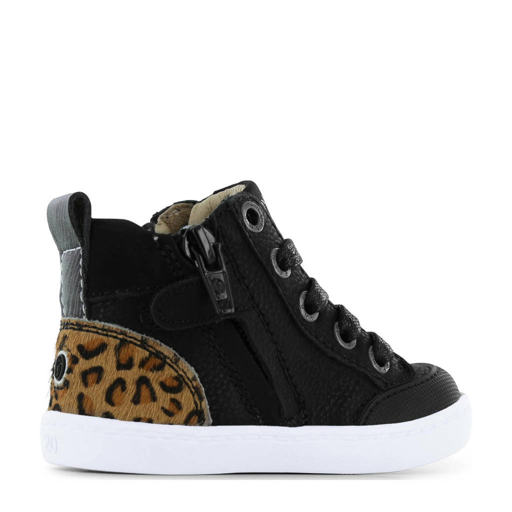 Shoesme leren sneakers zwart