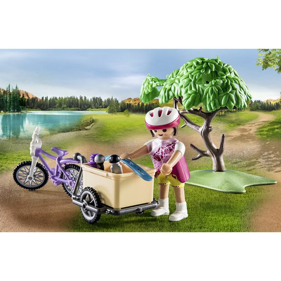 Vacanciers et vélos Playmobil 71426 Family Fun camping