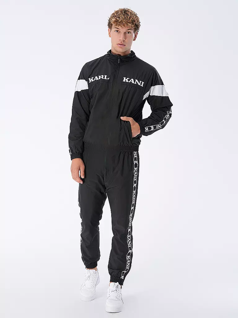 KARL KANI Sweatjacke schwarz