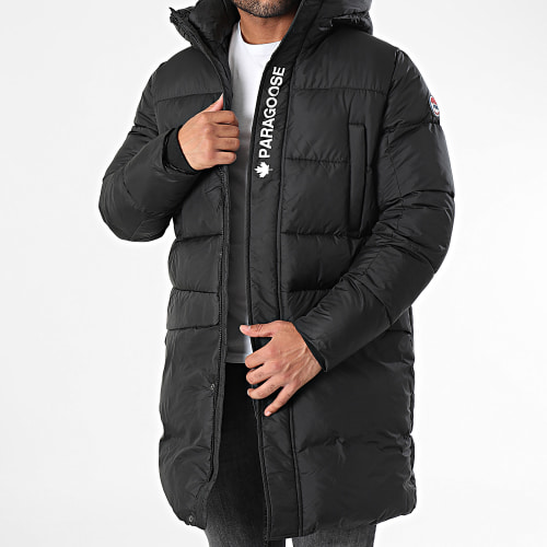 Doudoune Capuche Noir