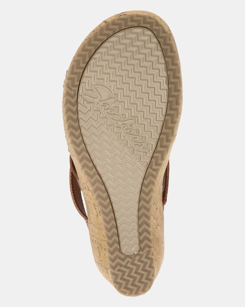 Skechers Luxe Foam Sleehak  - cognac