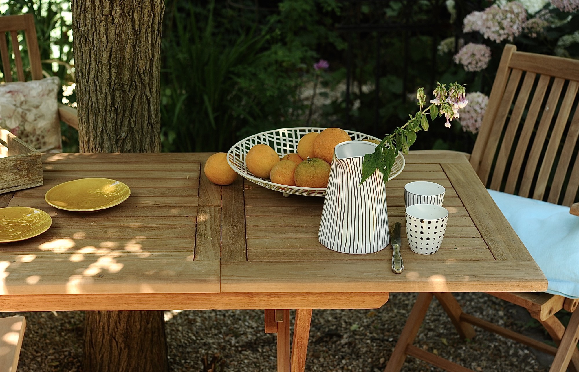 Klapp- & Auszieh-Gartentisch 'Stavanger', Teak natur, B 120 / 170 cm, L 70 cm, H 75 cm günstig bestellen