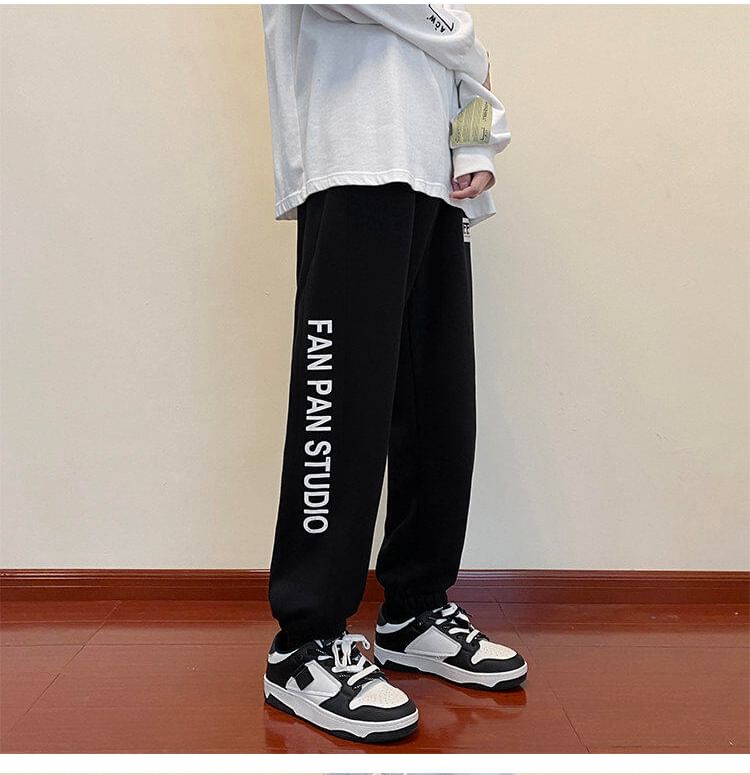 Ayuyel - Mid Rise Lettering Harembroek