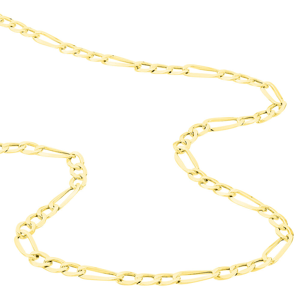 Chaîne Cameo Maille Alternee 1/3 Or Jaune