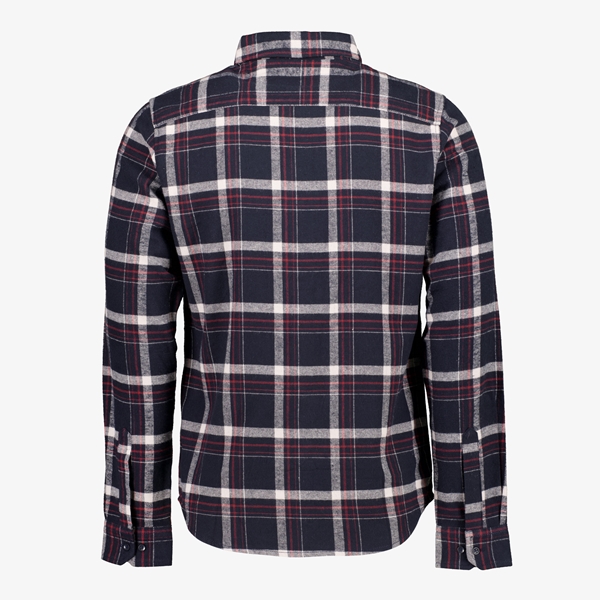 Unsigned geruit heren overhemd flanel