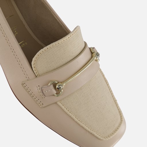 Tamaris Instappers beige Leer