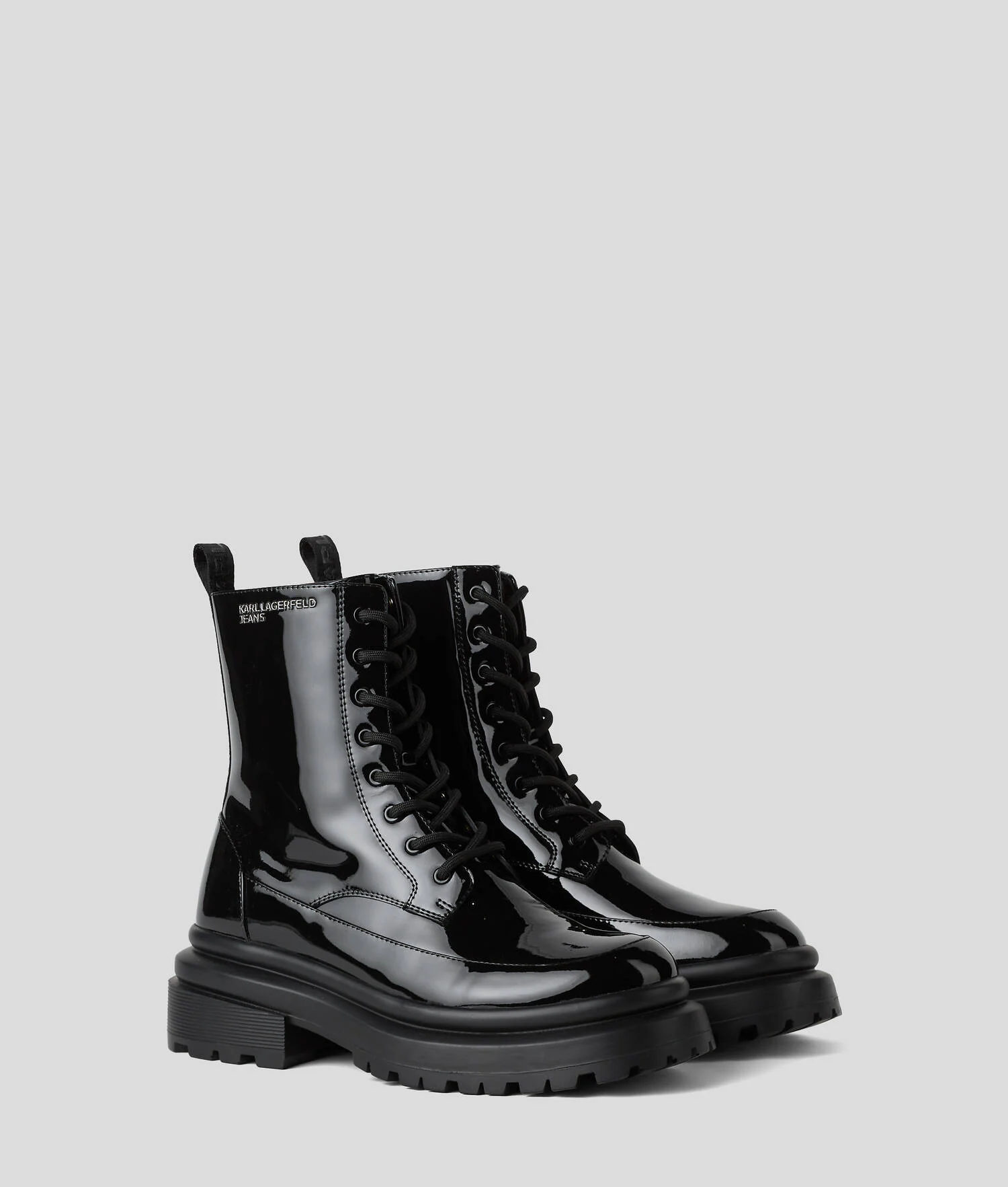 BOTTES EN CUIR BREVETÉ KLJ BROOKE