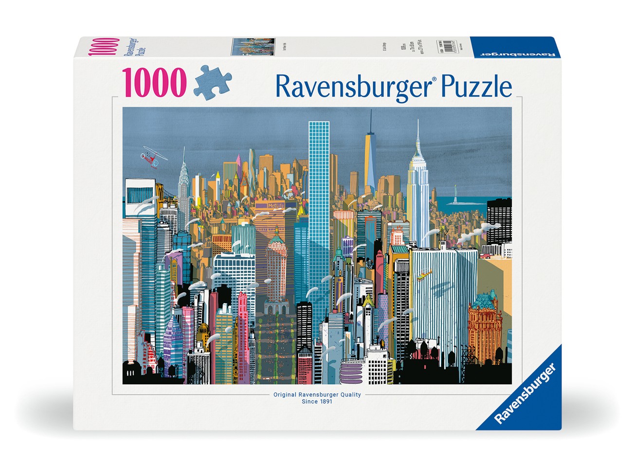 Ravensburger - Puslespil I Am New York 1000 brikker
