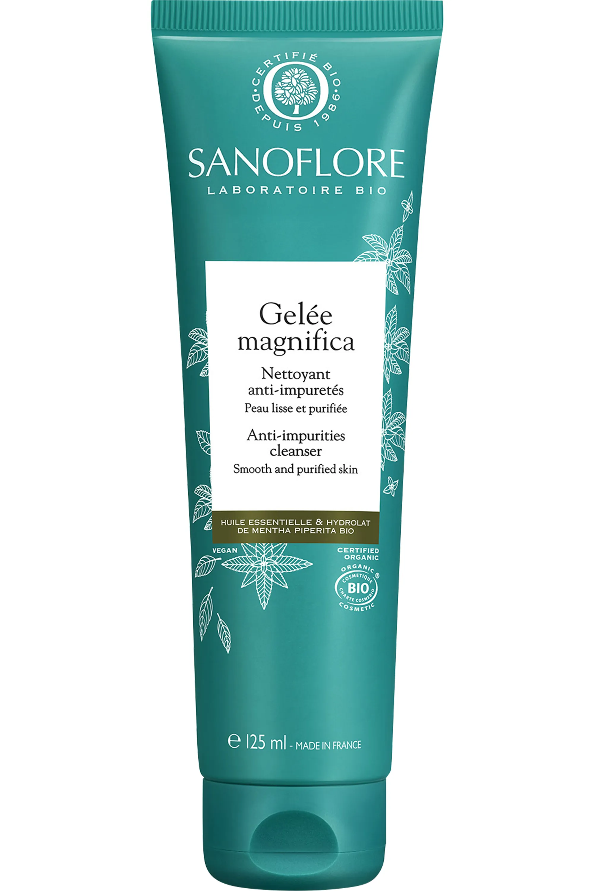 Sanoflore Gelée nettoyante purifiante Bio Magnifica-125 ml