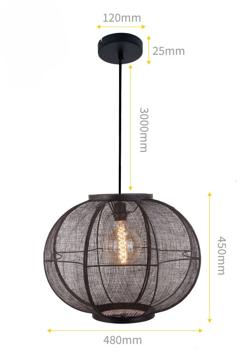 Hanglamp 05-HL4039-30 Fabric  | ETH⌀48  cm