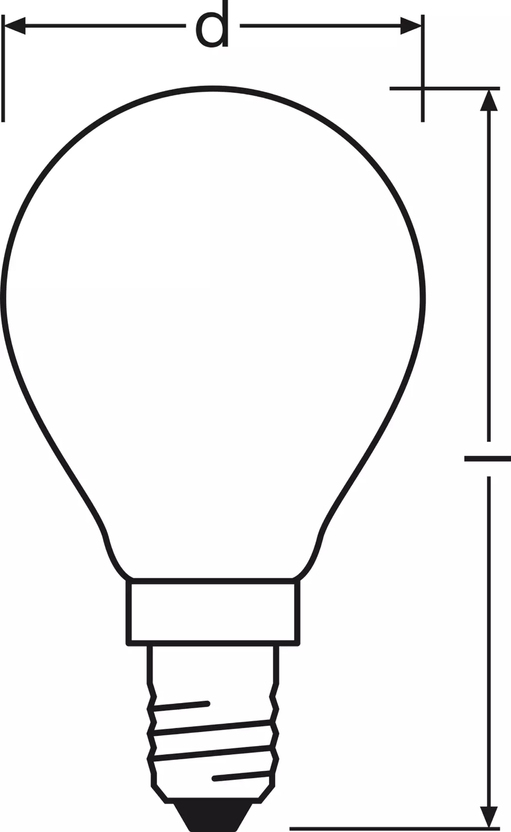 LED-Tropfen E14/2,5 Watt/Energie B
