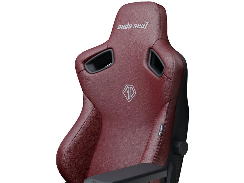 Anda Seat Gaming-Stuhl Kaiser 3 L Rot Gaming-Stuhl aus Kunstleder und mit einer Belastbarkeit von bis zu 120 kg