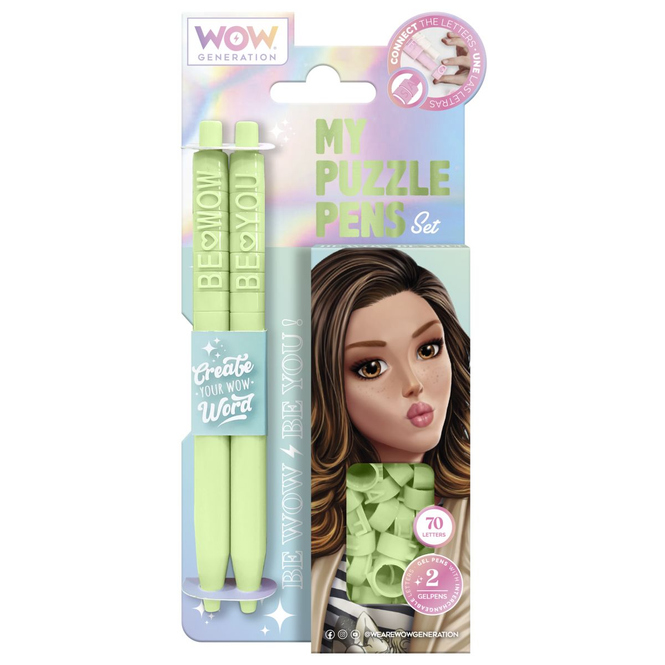 WOW Generation - 2 Puzzle Stifte - Gelstifte - 1 Stück