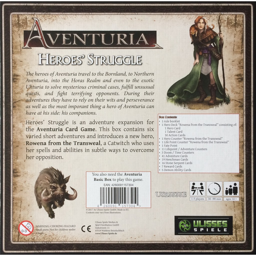 Aventuria - Adventure Card Game - Heroes Struggle