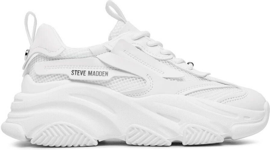 STEVE MADDEN Possession-E white Wit Kunststof Lage sneakers Dames