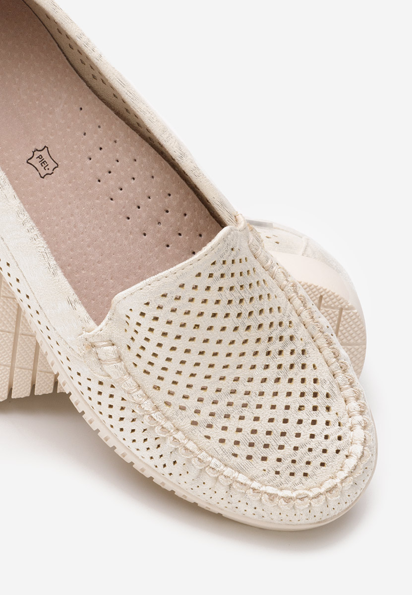 Mocassins d été femme argent Lynna V7