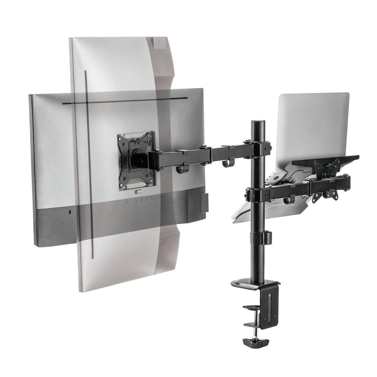 NÖRDIC Monitor Arm og Laptop Holder Monitor 13-27 
