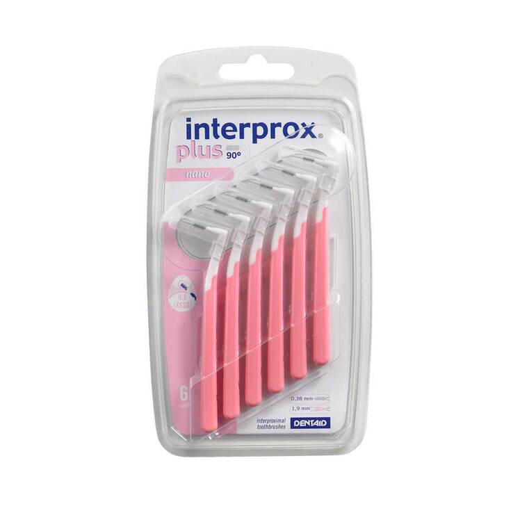 Interprox plus nano rosa Interdentalbürste, 6 St