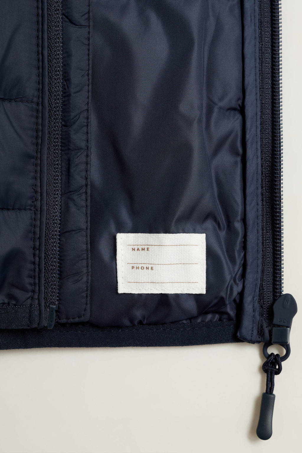 Mango Kids bodywarmer donkerblauw