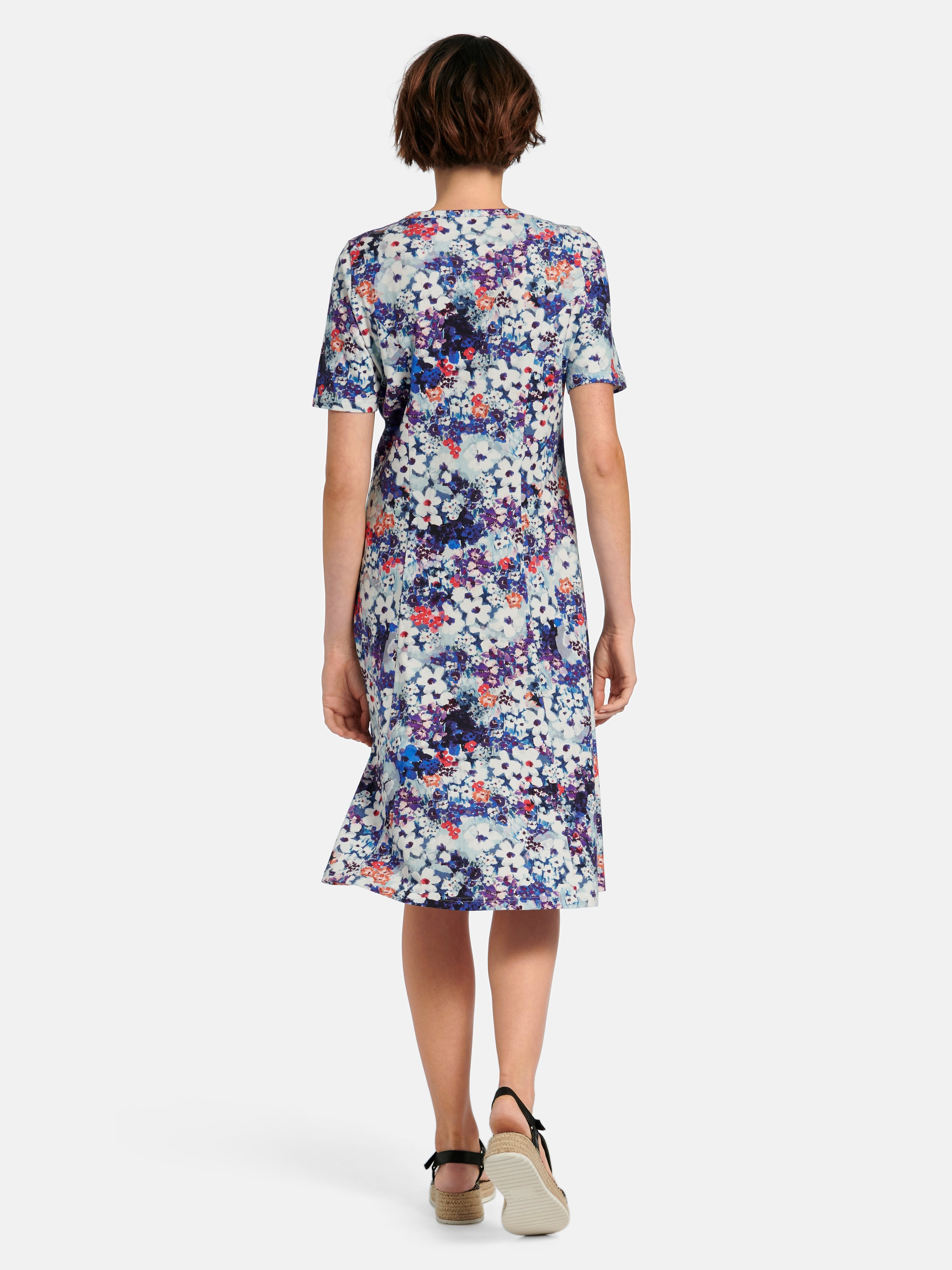 Jersey-Kleid mit 1/2-Arm