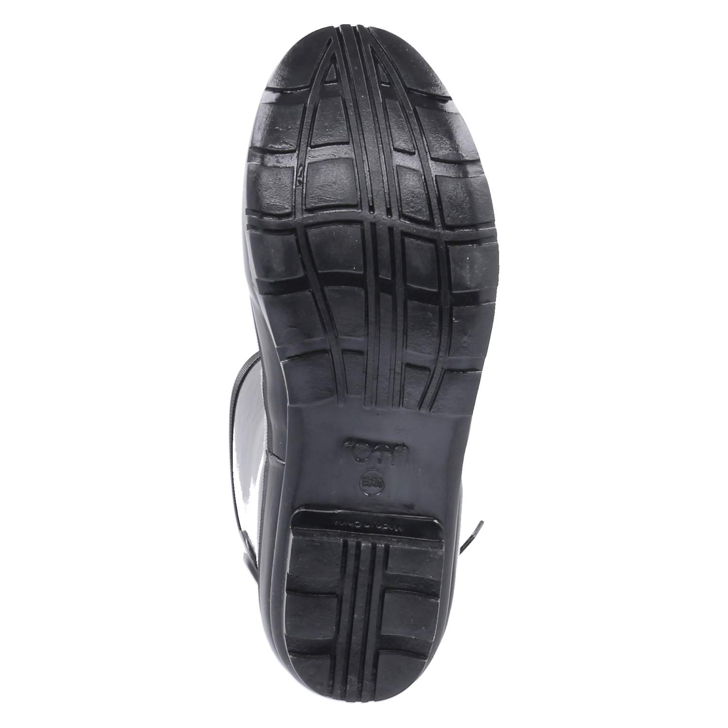 Rajn Gummistiefel GLOSSY - black-pink