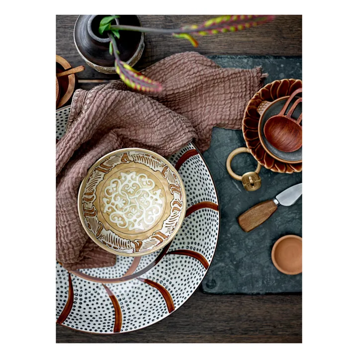 Bloomingville Rond de serviette Kaisa - Set de 4