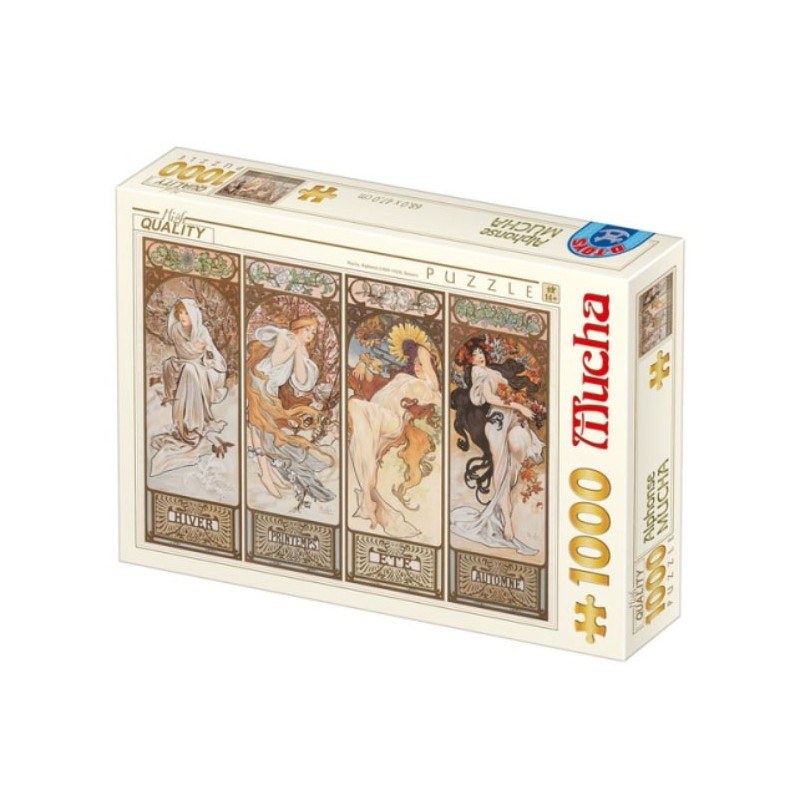 Puzzle 1000 pièces - Mucha Saison 2