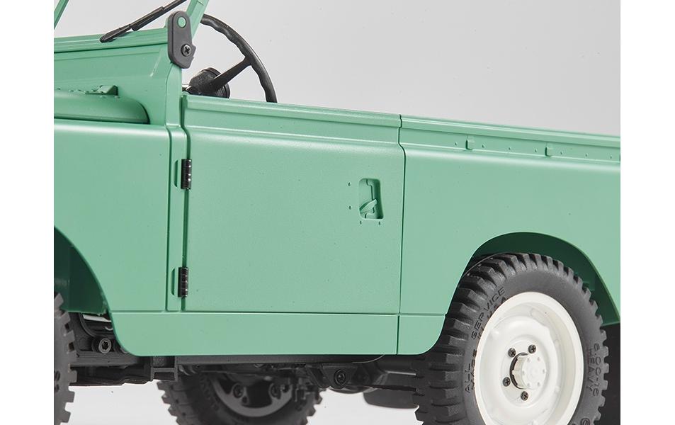 Scale Crawler Land Rover Serie II Grün, RTR, 1:12<br>Detailgetreuer Scaler mit 2-Gang Getriebe