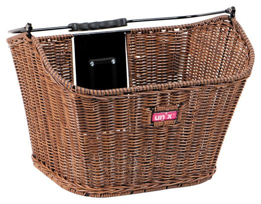 KLICKFIX Panier Avant tressé Manolo 16L Marron