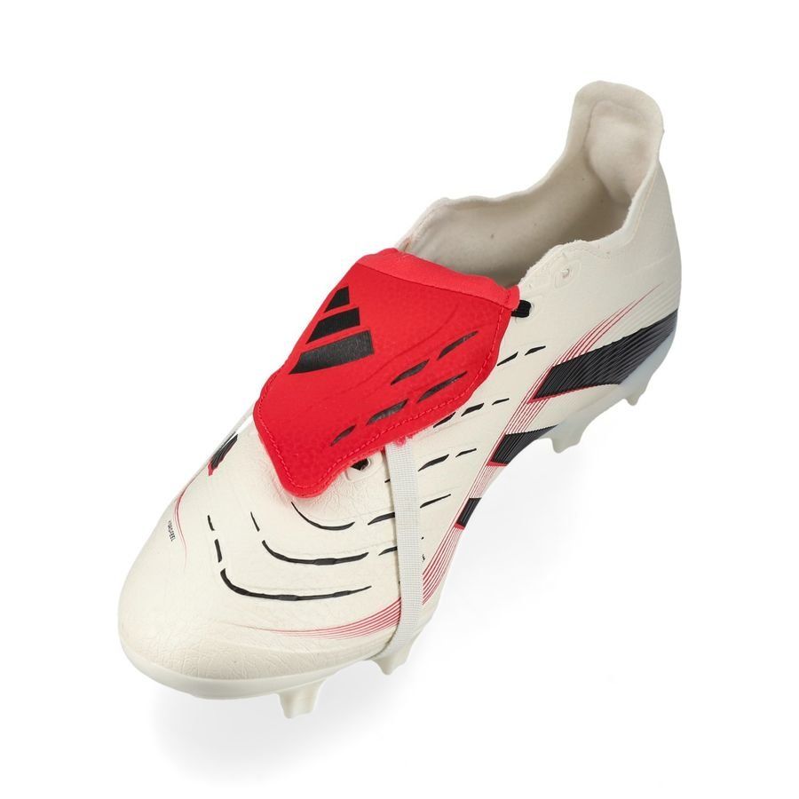 adidas Predator League Fold-over Tongue FG/AG Champagne - Blanc/Noir/Pure Ruby