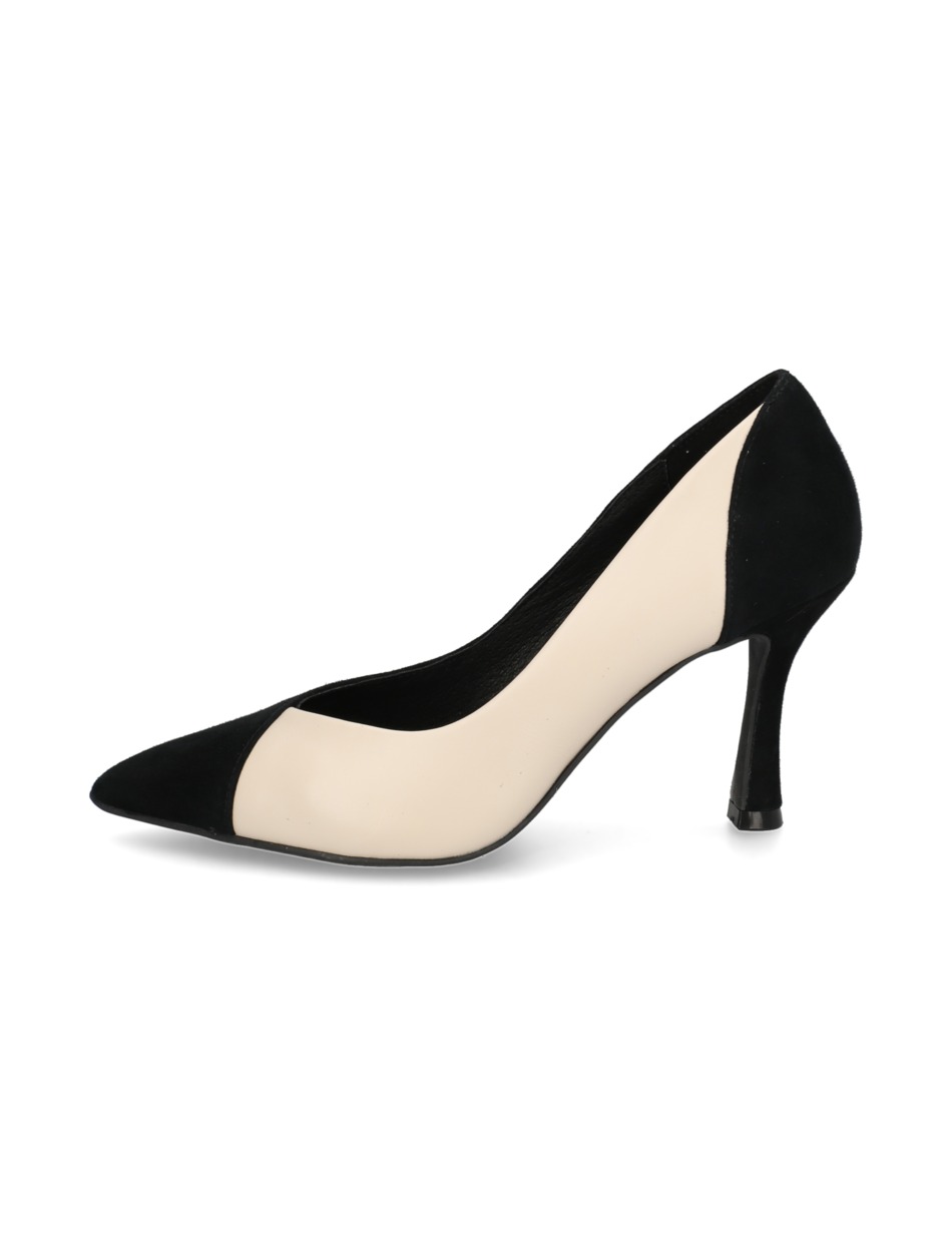 Lederkombination Pumps