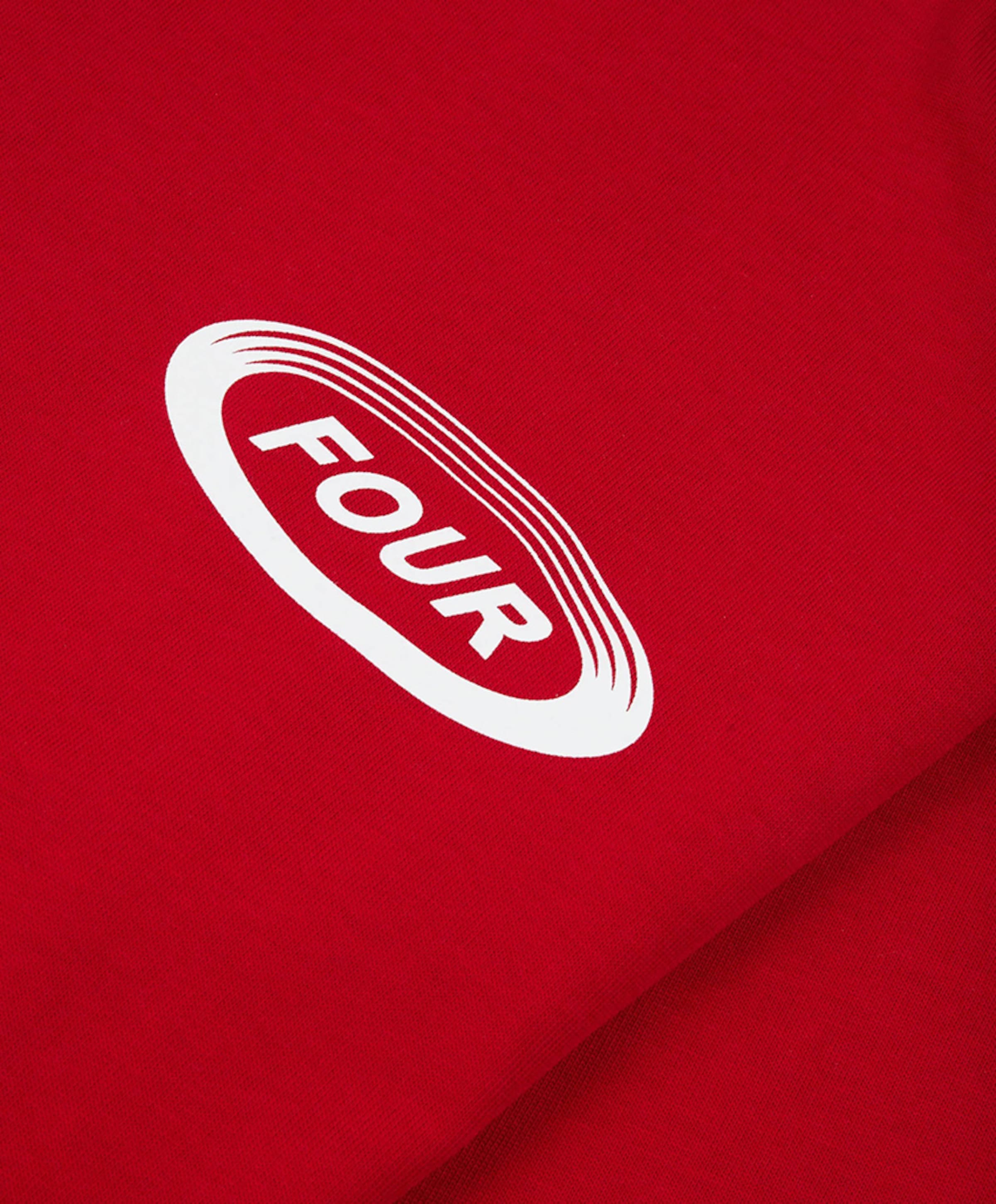 FOUR Heren T-shirt rood