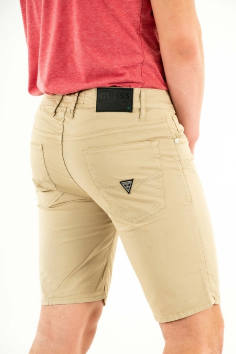 shorts bermudas guess jeans angels g036 beige blanco