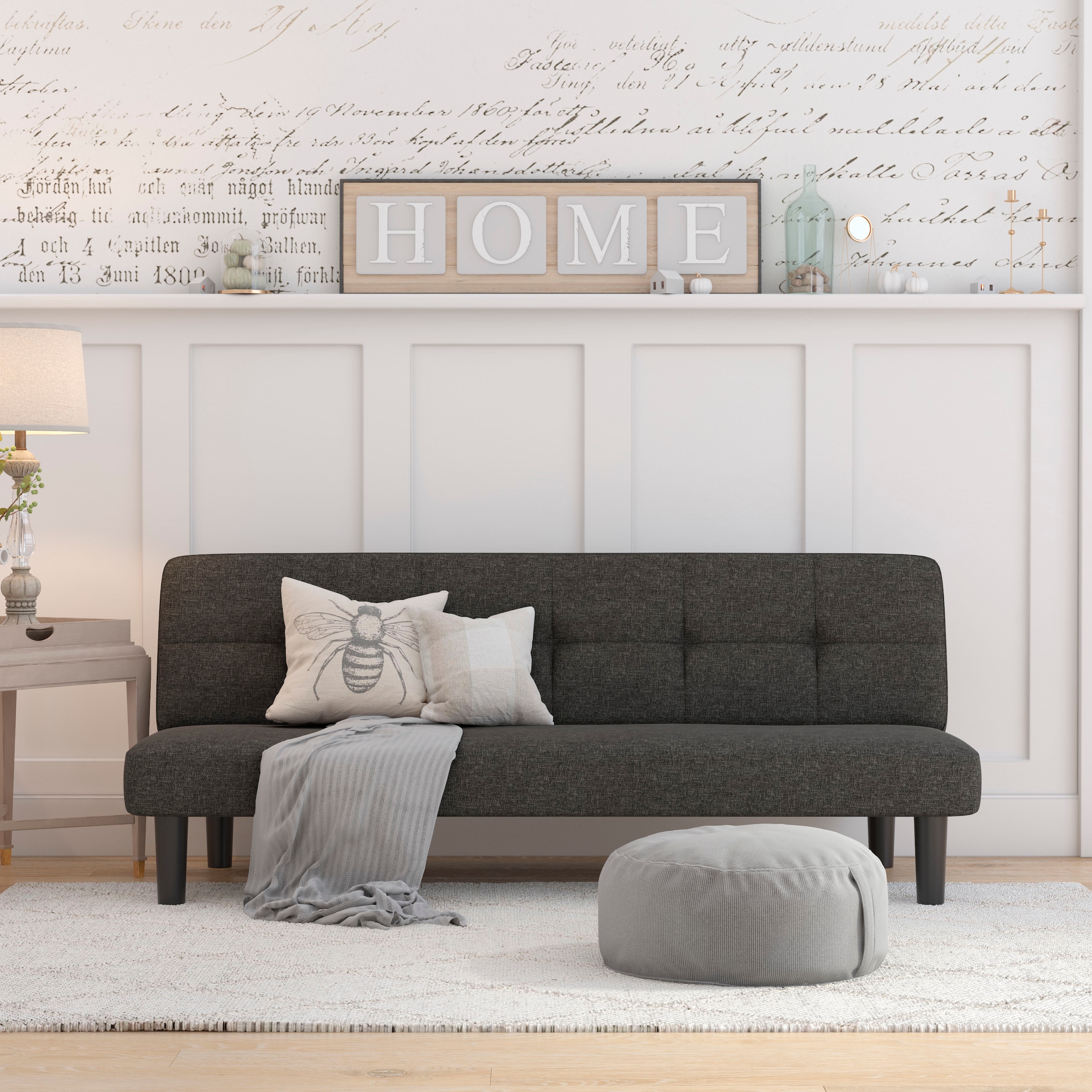 Dorel Home Schlafsofa »Alby« verschiedene Farbvarianten erhältlich, Sitzhöhe 36 cm, Breite 90 cm