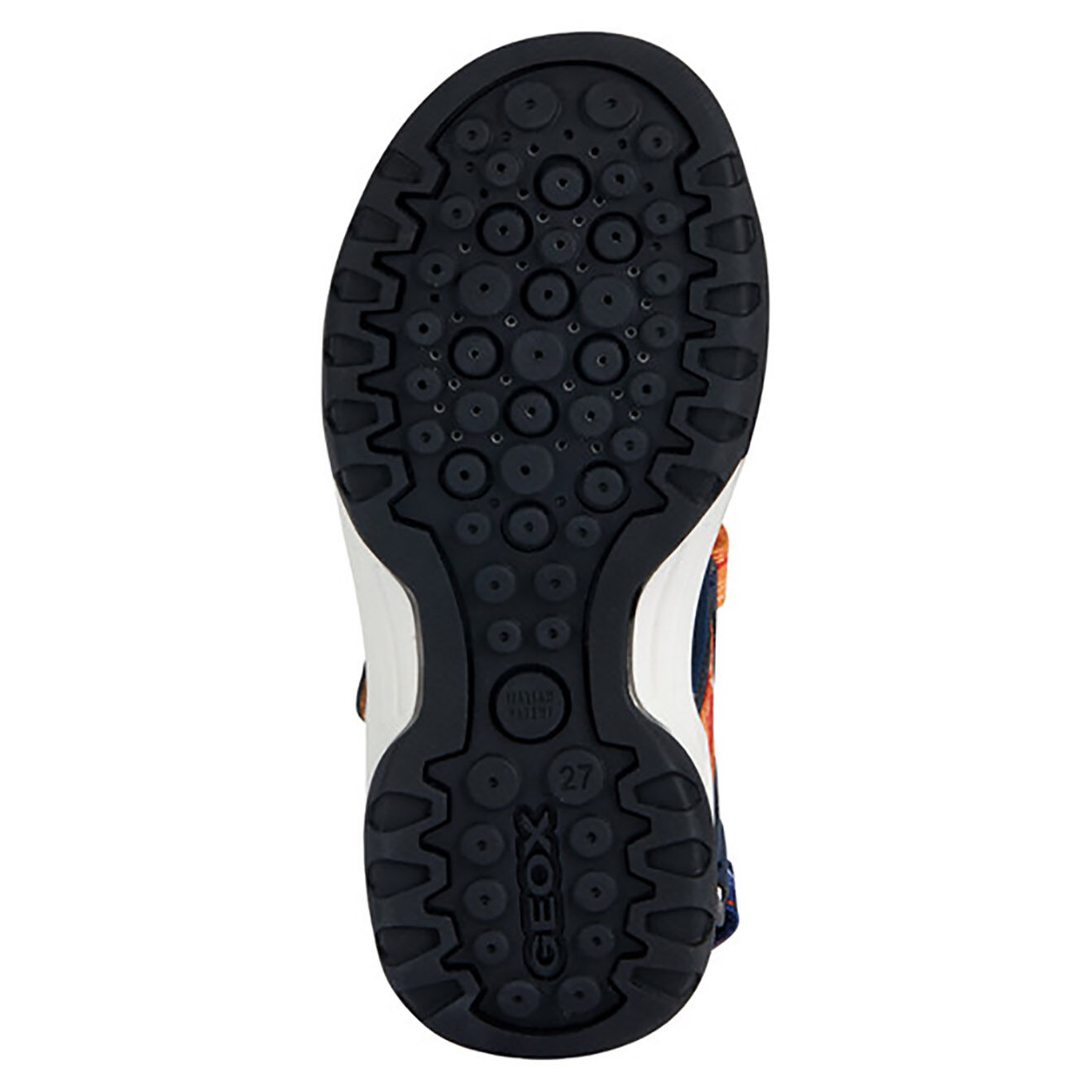 Geox Sandales Borealis bleu royal/orange