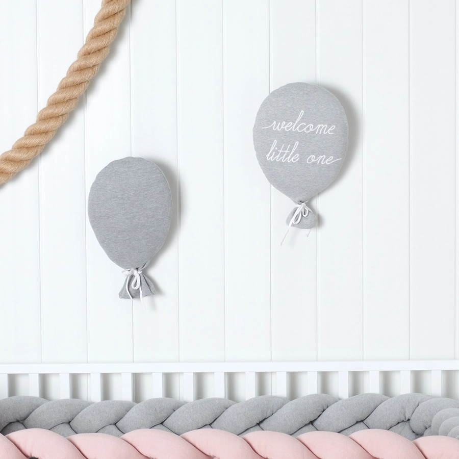Nordic Coast Company Dekokissen Ballon grau