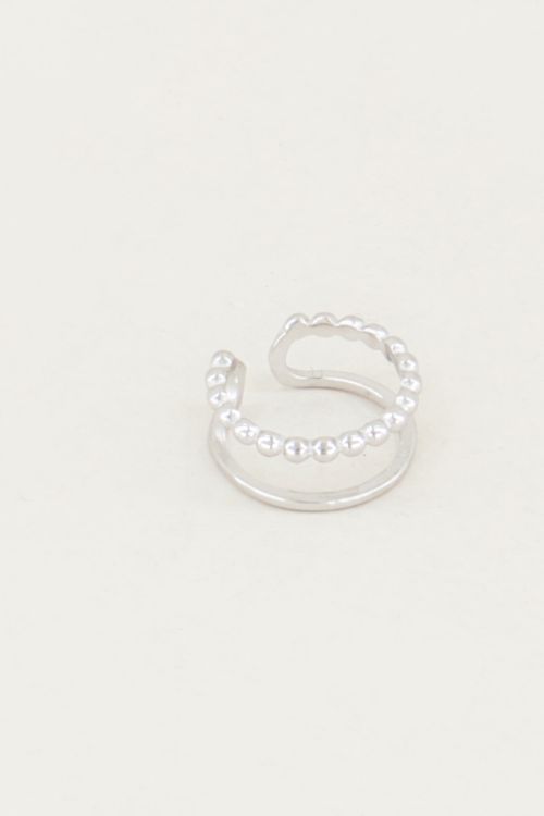 Ear cuff dubbele ring