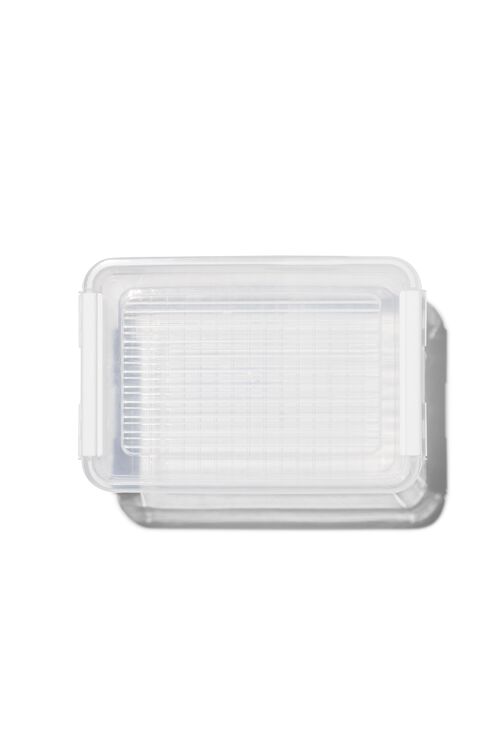 boîte de rangement avec couvercle 2.4L Dublin transparent 25x17x10