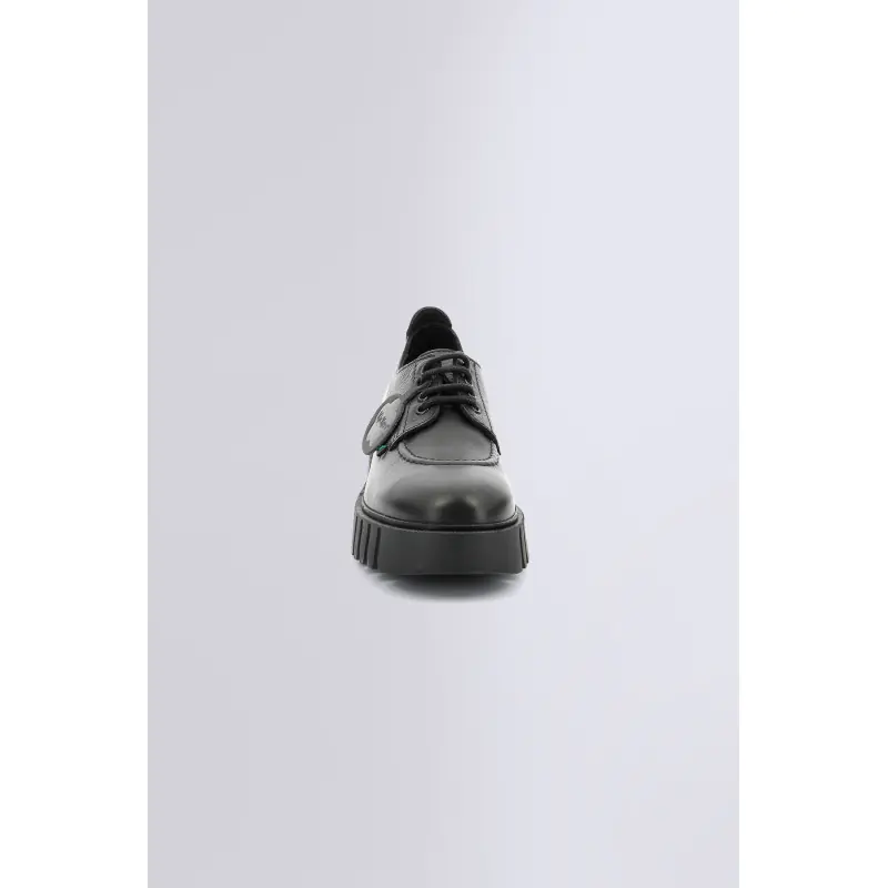 KICK FAMOUS NOIR DERBIES Cuir Femme