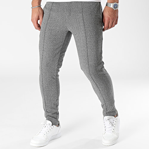 Pantalon Chino Gris Chiné