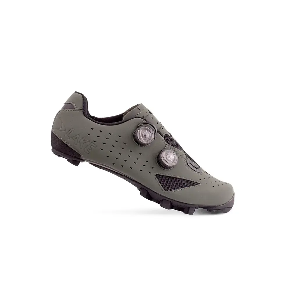 Lake MX238 Wide Gravelschoenen Groen/Zwart Heren