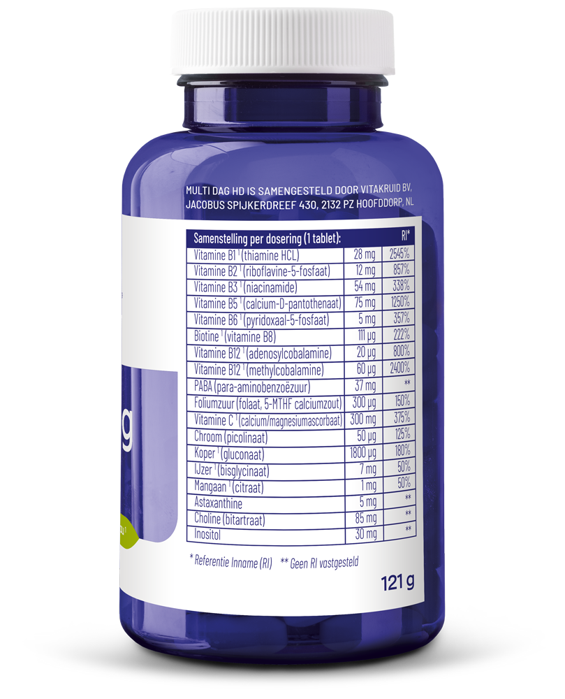 Vitakruid Multi Dag HD (90 tabletten)