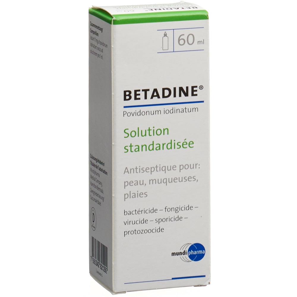 Betadine desinfizierende Lösung<br>60 ml, Flasche, Lösung zur Anwendung auf der Haut