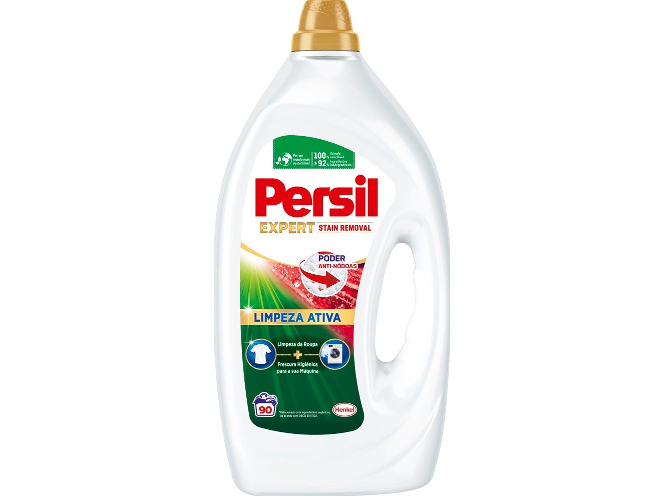DETERGENTE ROUPA MÁQUINA LÍQUIDO PERSIL EXPERT STAIN REMOVAL GEL 90D