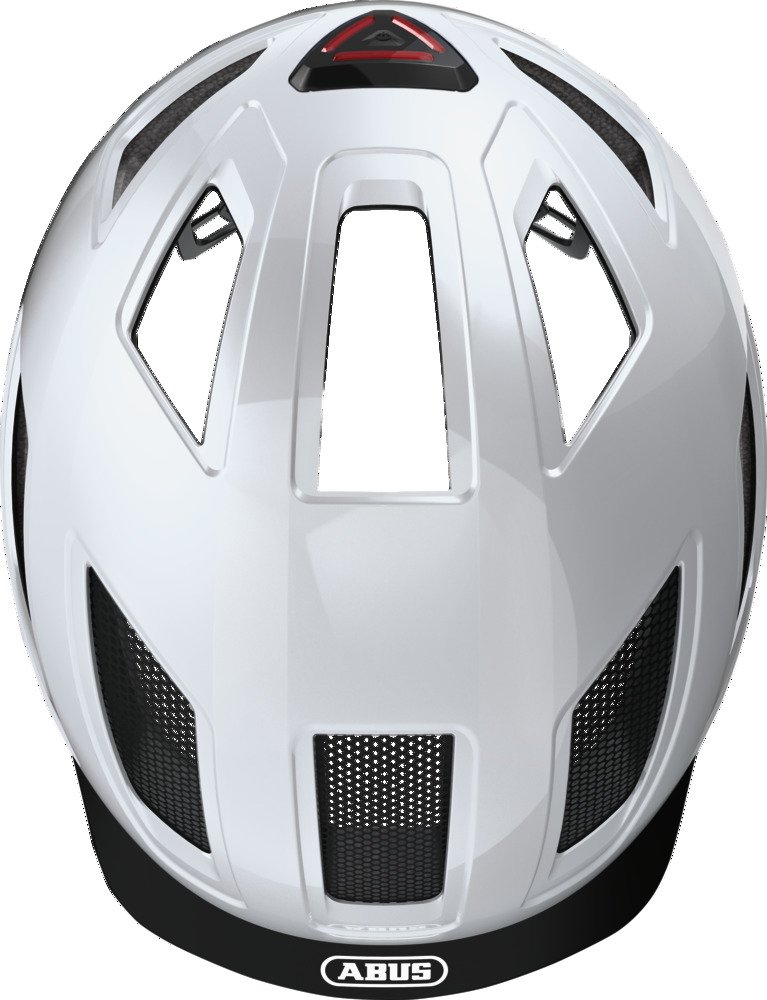 ABUS Hyban 2.0 cykelhjelm LED Polar White