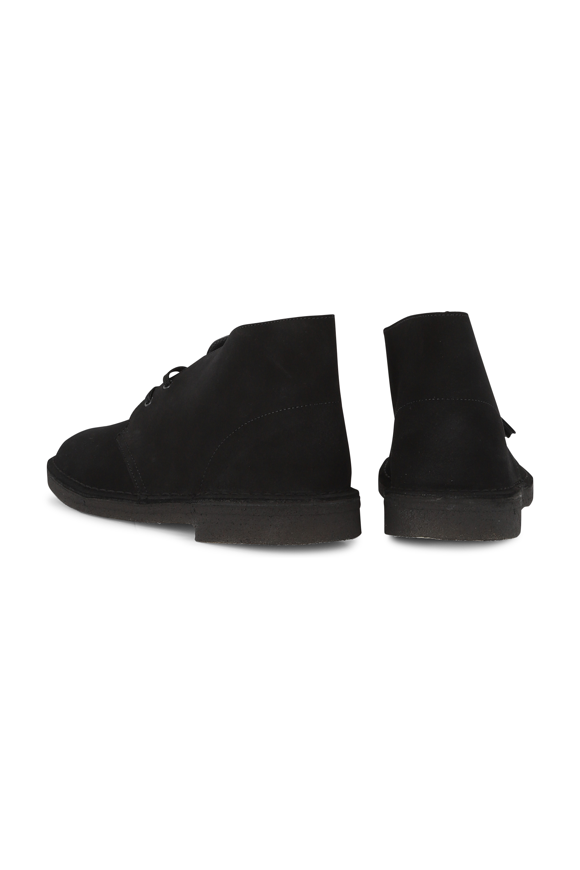 CLARKS ORIGINALS Boots en cuir DESERT Noir